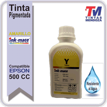 Tinta Ink-Mate Amarilla pigmentada p' Epson 500ml