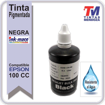 Tinta Ink-Mate Negra pigmentada para Epson 100 ml