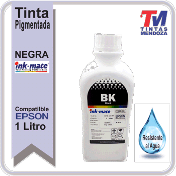 Tinta Ink-Mate Negro pigmentada para Epson 1 litro