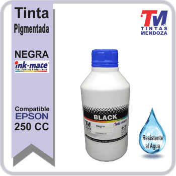 Tinta Ink-Mate Negra pigmentada para Epson 250 ml