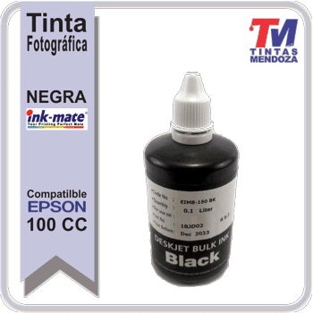 Tinta Ink-Mate para Epson Negra x 100cc