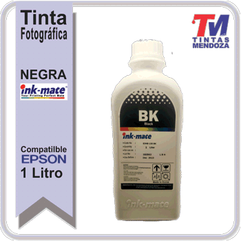 Tinta Ink-Mate para Epson Negra x 1000cc