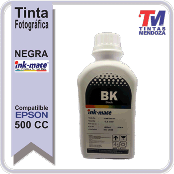 Tinta Ink-Mate para Epson Negra x 500cc