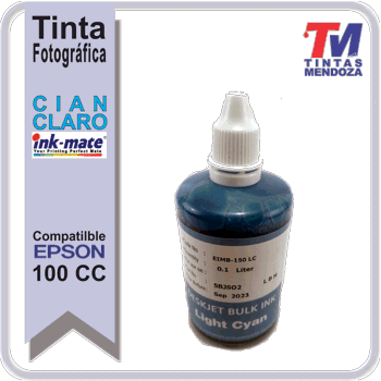 Tinta Ink-Mate para Epson Cian Claro x 100cc