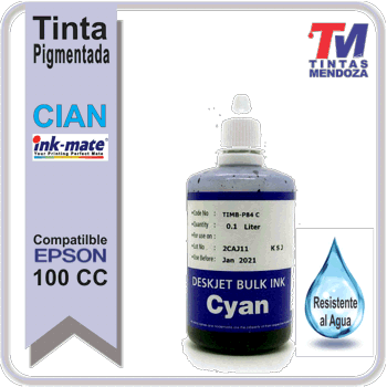 Tinta Ink-Mate Cian pigmentada para Epson 100 ml