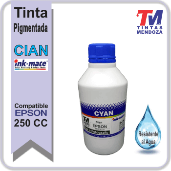 Tinta Ink-Mate Cian pigmentada para Epson 250 ml