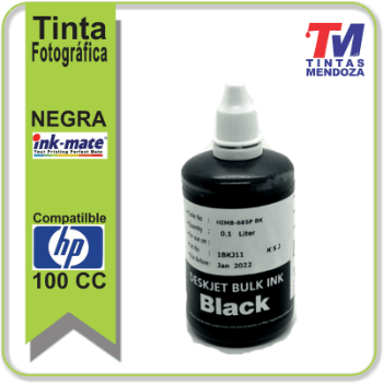 Tinta Ink-Mate para HP Negra Fotográfica x 100cc