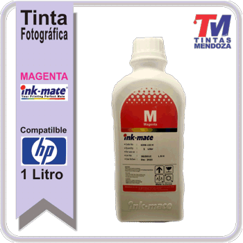 Tinta Ink-Mate para HP Magenta x 1 Litro