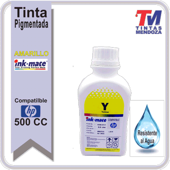 Tinta Ink-mate Amarilla Pig. Para HP x 500cc