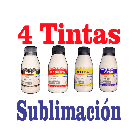 Combo 4 tintas INK-MATE 100cc Sublimar