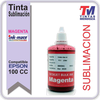 Tinta Ink-Mate Sublimacion Magenta x 100cc