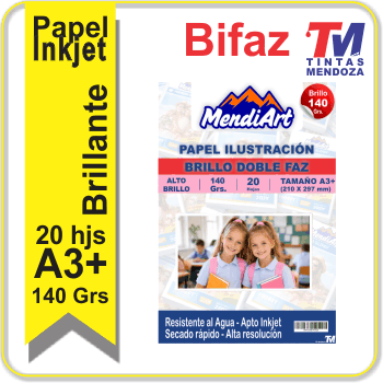 Ilustracion Brillo MendiArt A3+ Bifaz 140 x 20 hjs.