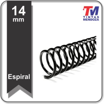 ESPIRALES OFICIO 14mm x 50 Uds.