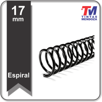 ESPIRALES OFICIO 17mm x 50 Uds.