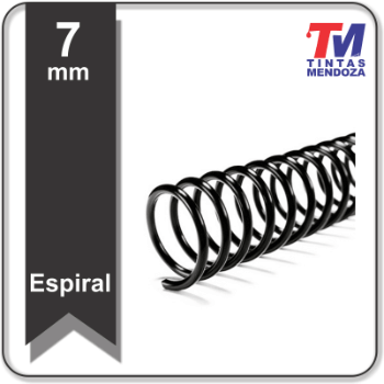 ESPIRALES OFICIO 7mm x 50 Uds.