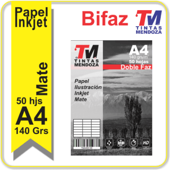 TM Ilustracion Mate 140grs. Bifaz A4 x 50 hojas