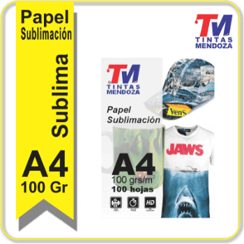 Papel TM sublimacion Premium 100grs A4 x 100