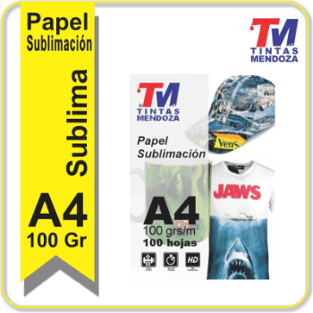 Papel TM sublimacion Premium 100grs A4 x 100