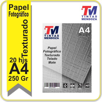 Papel fotografico texturado Mate A4 250grs