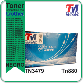 Toner TM Alternativo de Brother TN3479, TN880