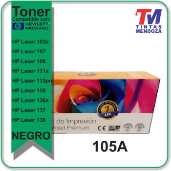 Toner generico HP 105A negro p' 107,135