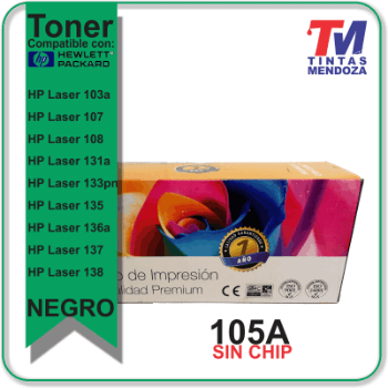 Toner generico HP 105A S/Chip p' 107135