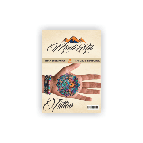 Papel Transfer para Tatuaje MendiArt A4 x 5 hjs